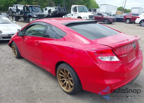 2012 Honda Civic Si z USA, uszkodzony, nr VIN 2HGFG4A57CH709310